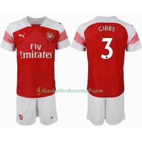 Fußballtrikots Arsenal GIBBS 3 Kinder 2018-2019 Kurzarm Heimtrikotsatz kaufen